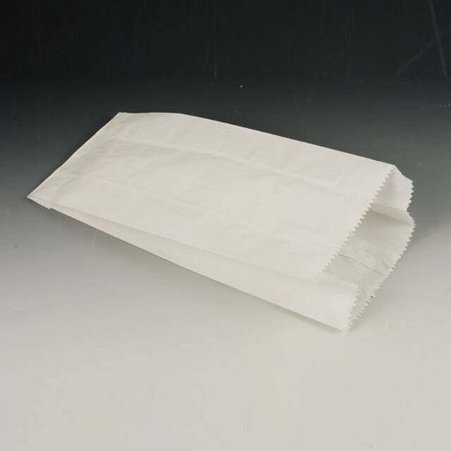 1000 Papierfaltenbeutel, Cellulose, gefädelt 21 cm x 10 cm x 5 cm weiss Füllinhalt 0,5 kg