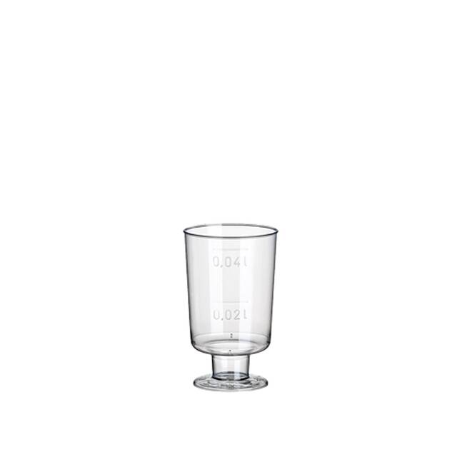 480 Stiel-Gläser für Schnaps, PS 4 cl Ø 3,8 cm · 6,3 cm glasklar einteilig