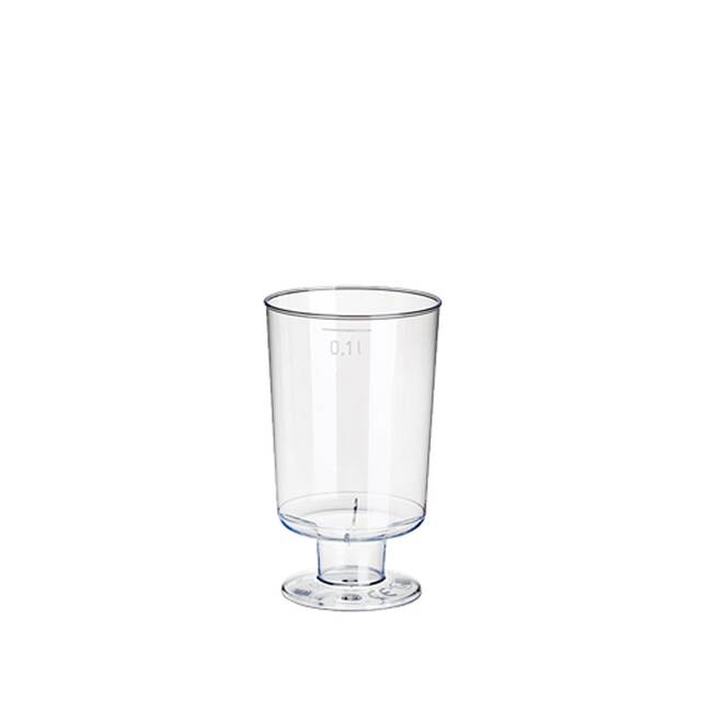 350 Stiel-Gläser für Weisswein, PS 0,1 l Ø 5,1 cm · 8,5 cm glasklar einteilig