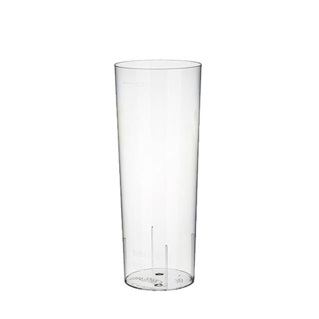 500 Gläser für Longdrinks, PS 0,3 l Ø 5,85 cm · 15,2 cm glasklar