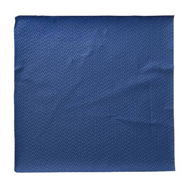 1200 Stck Servietten, dunkelblau 1-lagig 1/4-Falz 33 x 33 cm