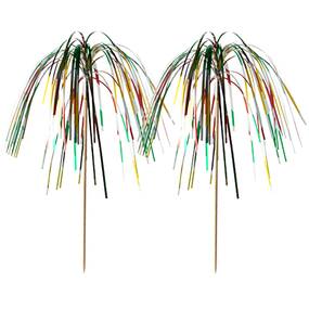 1000 Deko-Picker 15,5 cm  Feuerwerk  multicolor