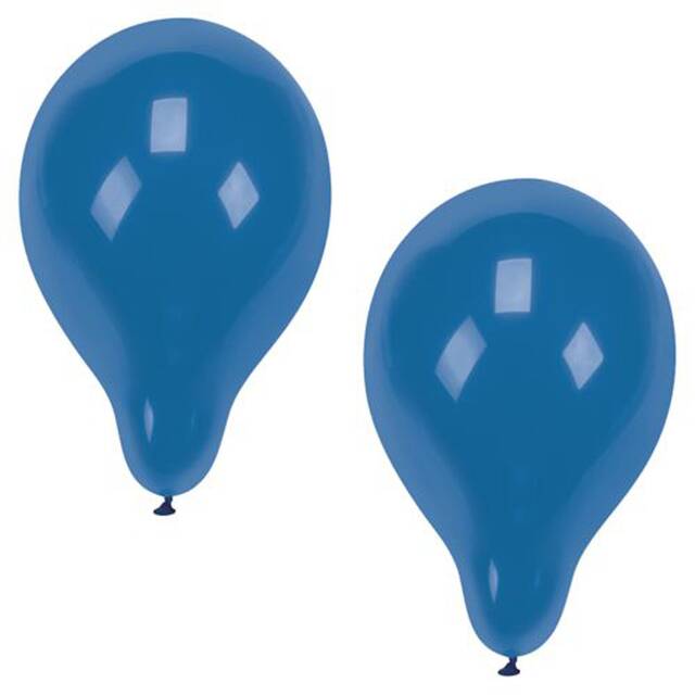 500 Stück Luftballons, blau Ø 25 cm