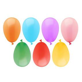 1000 Luftballons farbig sortiert  Wasserbomben