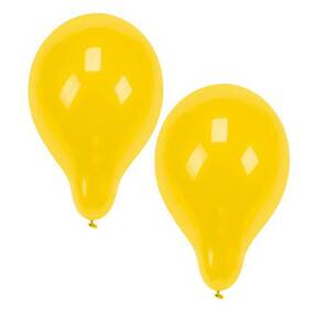 120 Luftballons Ø 25 cm gelb