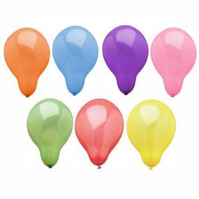 300 Luftballons Ø 16 cm farbig sortiert