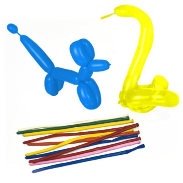 500 Stück Modellierballons 140 cm farbig sortiert  Maxi 