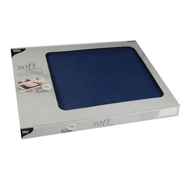 600 Stück Vlies Tischsets, dunkelblau  soft selection  30 x 40 cm