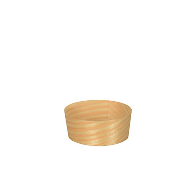 500 Stck Fingerfood-Schalen, Holz  pure  rund  5 cm  2 cm