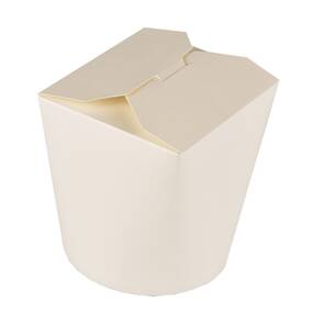 500 Stck Bio-Nudelbox - Asia-Box aus Pappe  pure  950 ml...