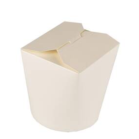 500 Stck Bio-Nudelbox - Asia-Box aus Pappe  pure  750 ml...