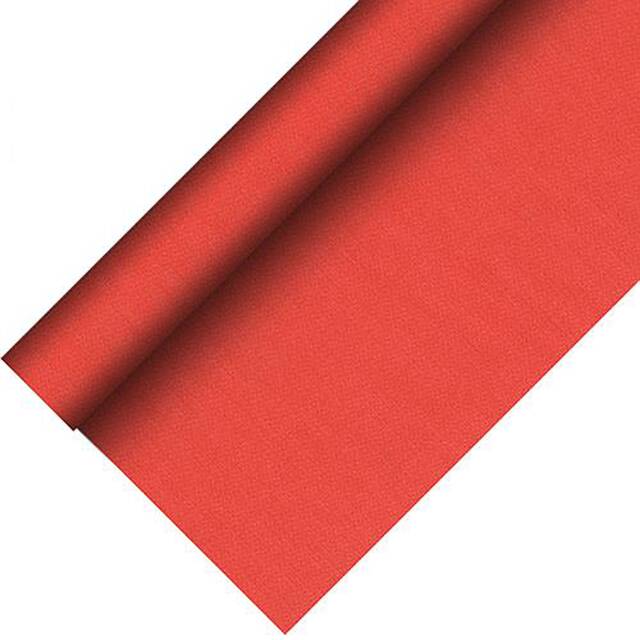 2 Stck Wasserdichte Tischdecke PV-Tissue, rot  ROYAL Collection Plus  20 x 1,18 m