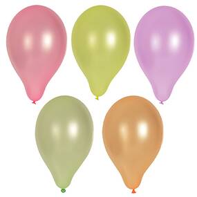 120 Luftballons Ø 25 cm farbig sortiert  Neon