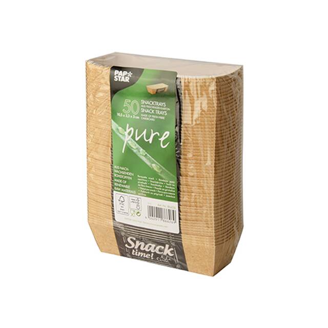 700 Stck Snacktrays, Pappe  pure  4,5 x 12 cm  Good Food 