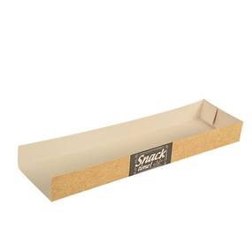 750 Stck Snacktrays, Pappe  pure  7,5 x 28,5 cm  Good Food 