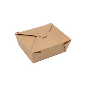 150 Stück Lunchboxen, Pappe 1000 ml 13,5 x 16,5 cm x 5 cm...