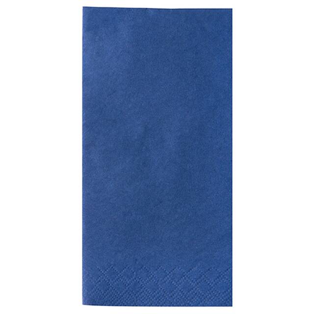 1000 Stck Servietten, dunkelblau 3-lagig 1/8-Falz 40 x 40 cm