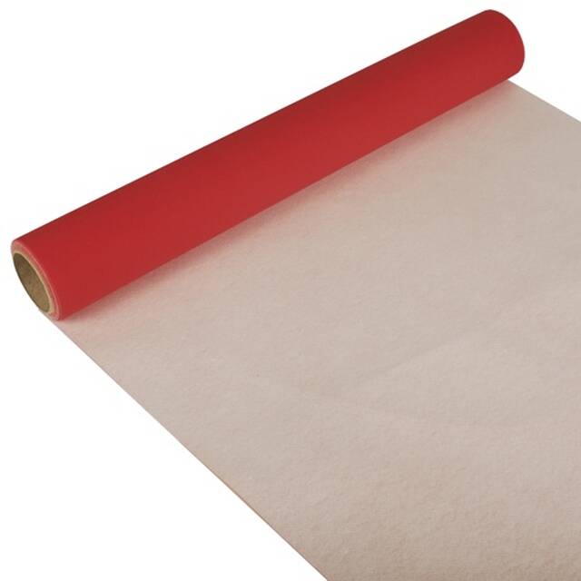 6 Stück Tissue Tischläufer, rot  ROYAL Collection  3 m x 40 cm
