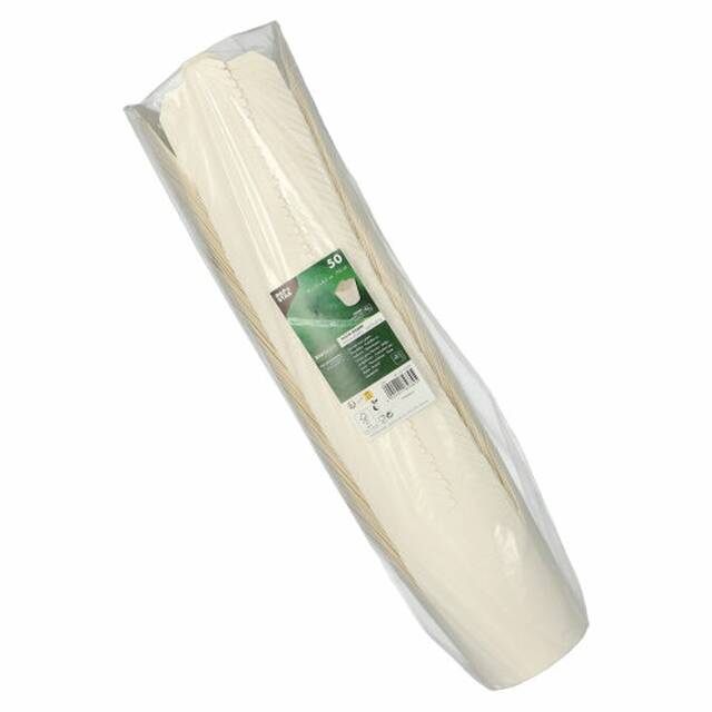 500 Stck Bio-Nudelbox - Asia-Box aus Pappe  pure  750 ml 10 x 10 x 8,5 cm weiss