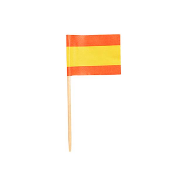 5000 Stück Partypicker, Flaggen 8 cm  Spanien 
