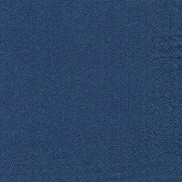 300 Stck Servietten, dunkelblau 3-lagig 1/4-Falz 33 x 33 cm