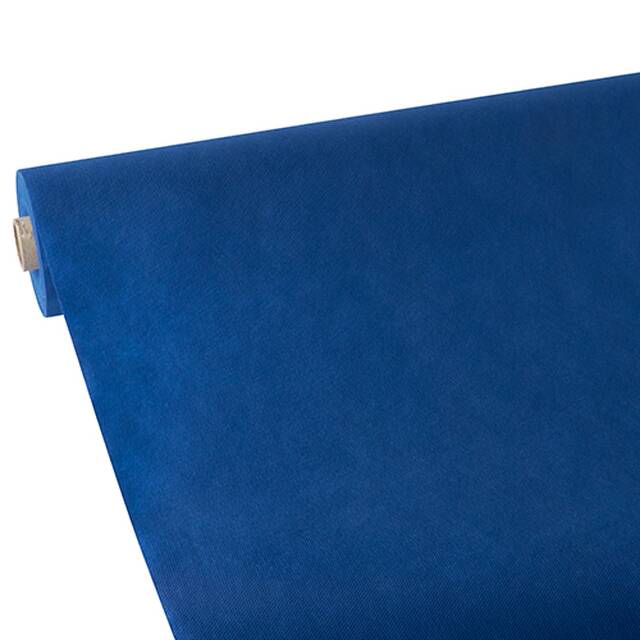 4 Stück Vlies Tischdecke, dunkelblau  soft selection  25 x 1,18 m