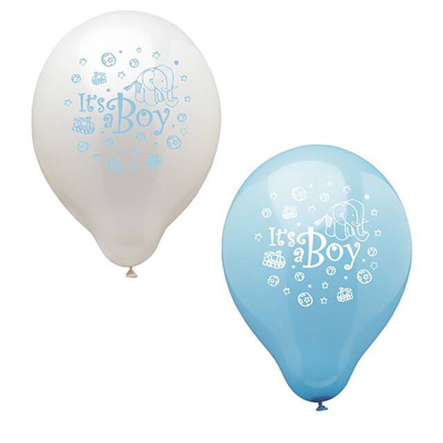 144 Stück Luftballons für Babyparty Ø 25 cm  Its a boy 