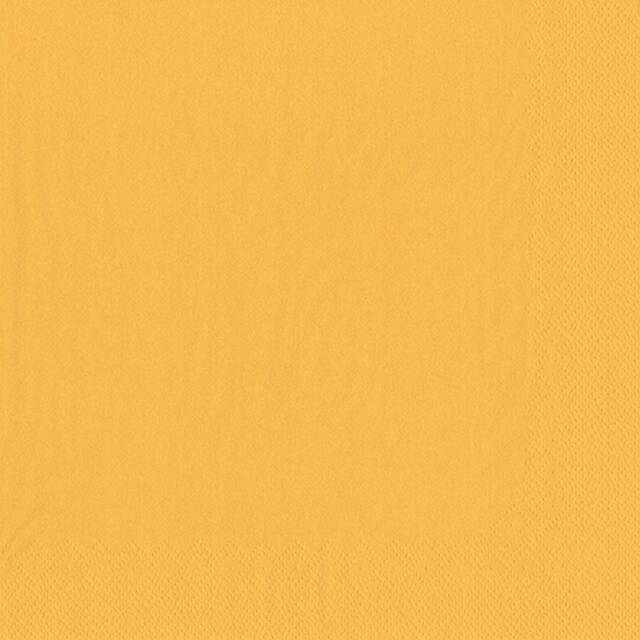 800 Stück Servietten, gelb 2-lagig 1/4-Falz 40 x 40 cm