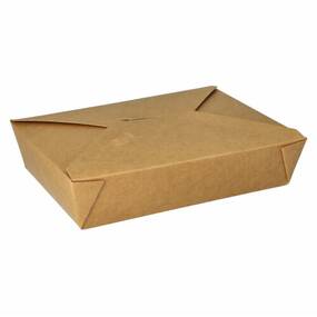 150 Stück Lunchboxen, Pappe  pure  1500 ml 15,5 x 21,5 cm...