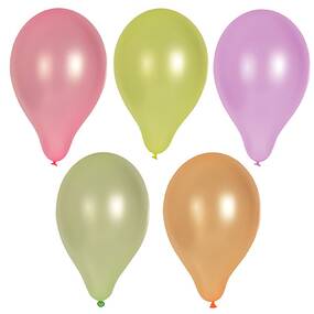 120 Stück Luftballons Ø 25 cm farbig sortiert  Neon 
