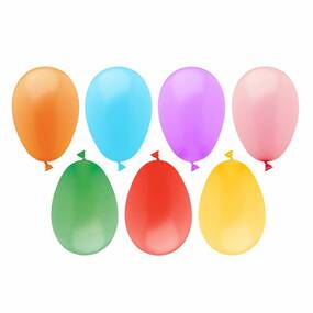 1000 Luftballons farbig sortiert  Wasserbomben