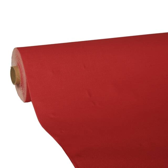 4 Stck Tissue Tischdecke, rot  ROYAL Collection  25 x 1,18 m