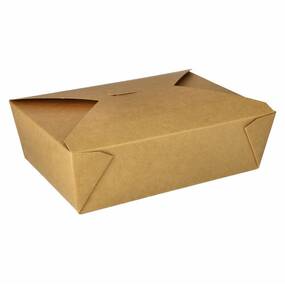 150 Stück Lunchboxen, Pappe 2000 ml 15,5 x 21,5 cm x 6,5...