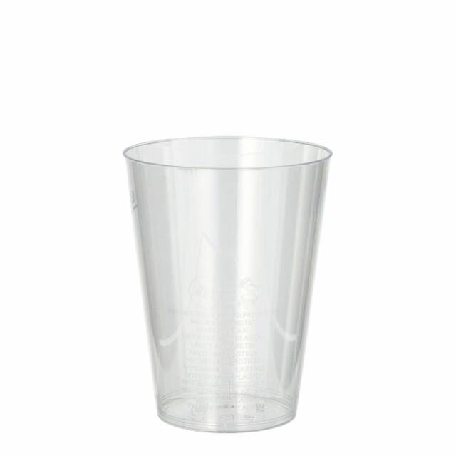 150 Stck Plastikbecher (PS) 0,2 l  7,5 cm  9,7 cm glasklar