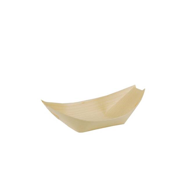 500 Stck Fingerfood-Schalen aus Holz  pure , 16,5 x 8,5 cm  Schiffchen 