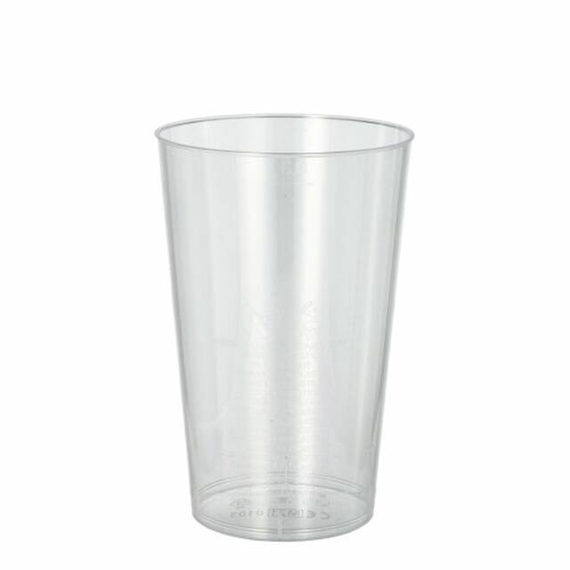 500 Stck Plastikbecher (PS) 0,3 l  7,9 cm  11,9 cm glasklar