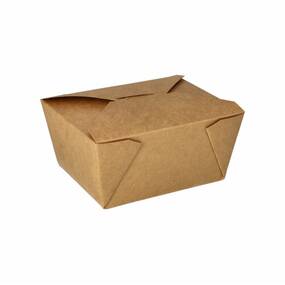 500 Stck Lunchboxen, Pappe  pure  750 ml 10,5 x 13 cm x...