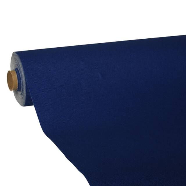4 Stck Tissue Tischdecke, dunkelblau  ROYAL Collection  25 x 1,18 m
