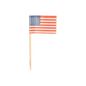 5000 Stck Partypicker, Flaggen 8 cm  Amerika 