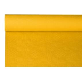 12 Stck Papiertischdecke gelb mit Damastprgung 8 x 1,2 m