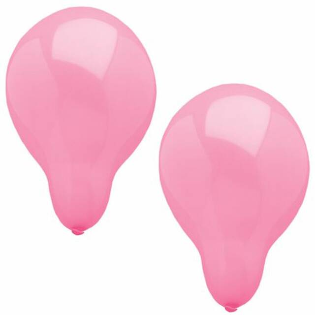120 Stck Luftballons, rosa  25 cm