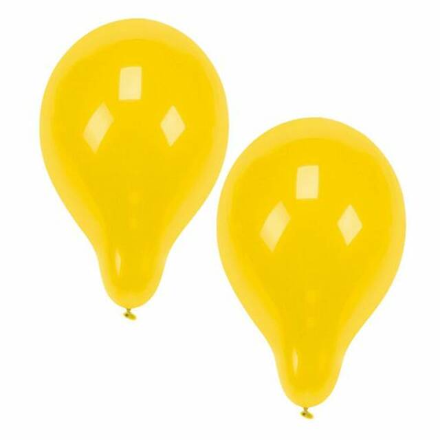 500 Stck Luftballons, gelb  25 cm