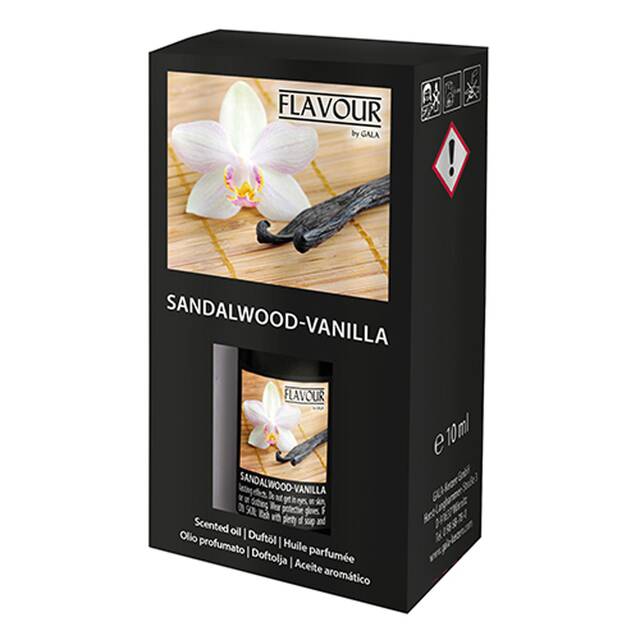 4 Stck Duftl, Sandalwood-Vanilla, 10 ml,  Flavour 