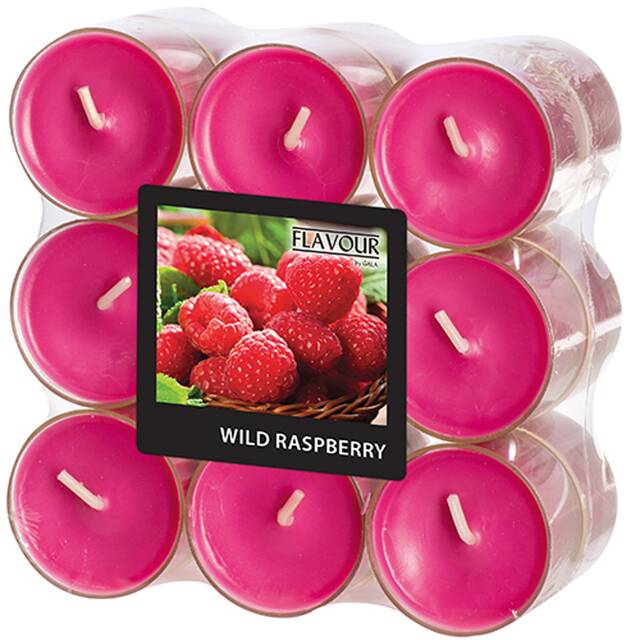 108 Stück  Flavour  Duftlichte Wild Raspberry in Polycarbonathülle