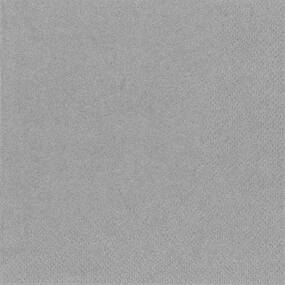1000 Stck Servietten, grau 3-lagig 1/4-Falz 33 x 33 cm