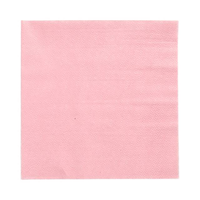 1200 Stck Servietten, rosa, 1-lagig 1/4-Falz 33 cm x 33 cm
