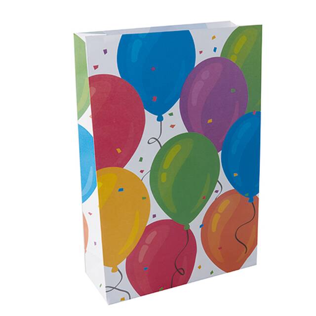 100 Stck Partytten, Papier 28 x 19 x 7 cm  Ballon 