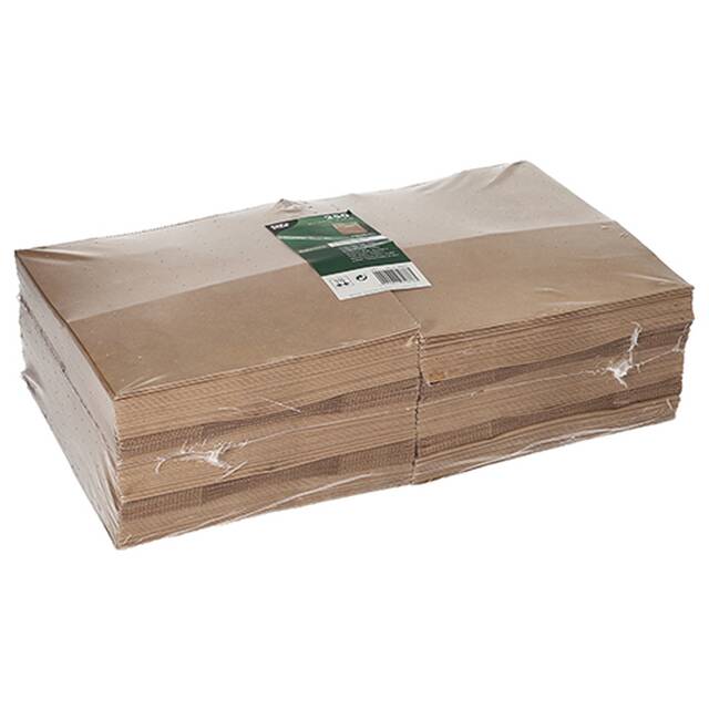 500 Stck Blockbodenbeutel, Kraftpapier 22 x 18,5 x 9,7 cm braun