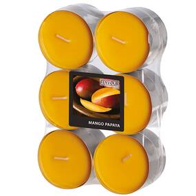 144 Stck Maxi-Duftteelichter, Mango-Papaya,  58 mm  24...