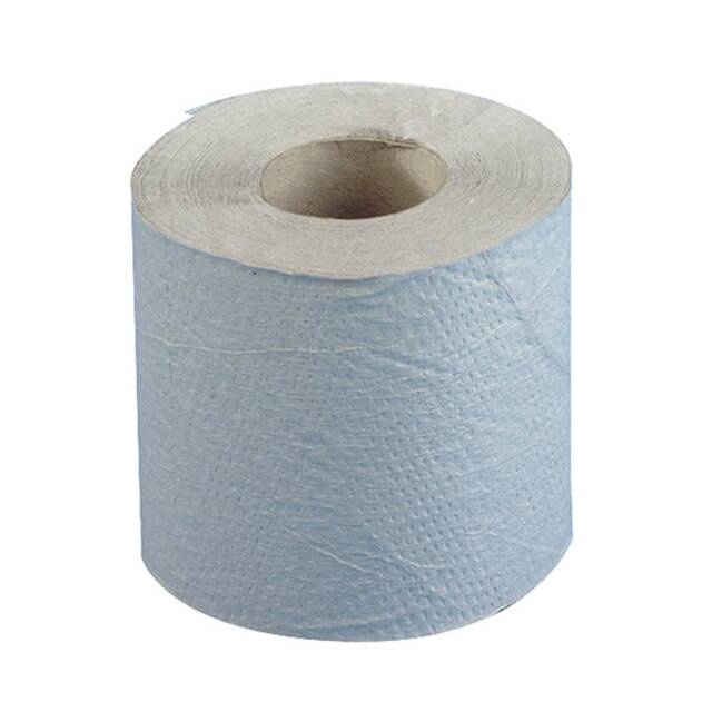 48 Stck Toilettenpapier 1-lagig,  Basic  wei, 400 Blatt pro Rolle
